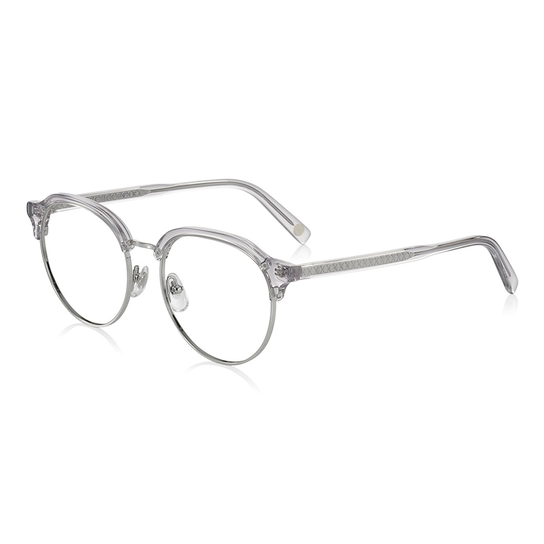 +NICHE Light Gray Full Rim Sirmont Glasses left side