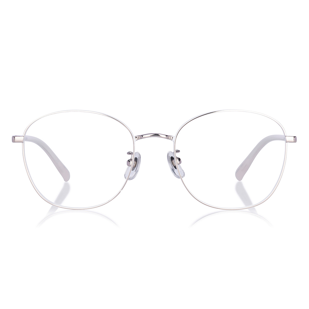 +NICHE White Full Rim Square right side