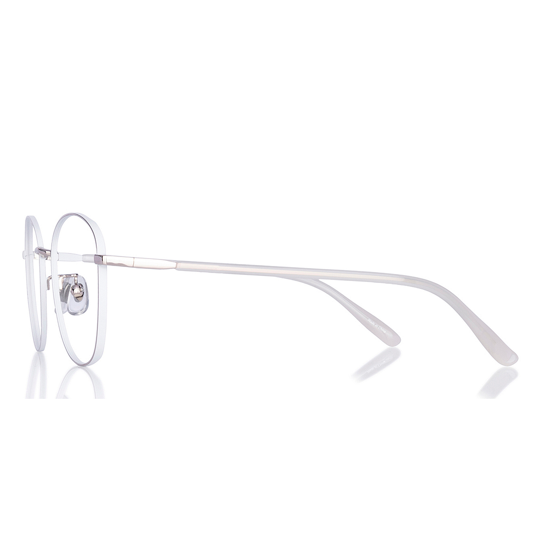 +NICHE White Full Rim Square left side