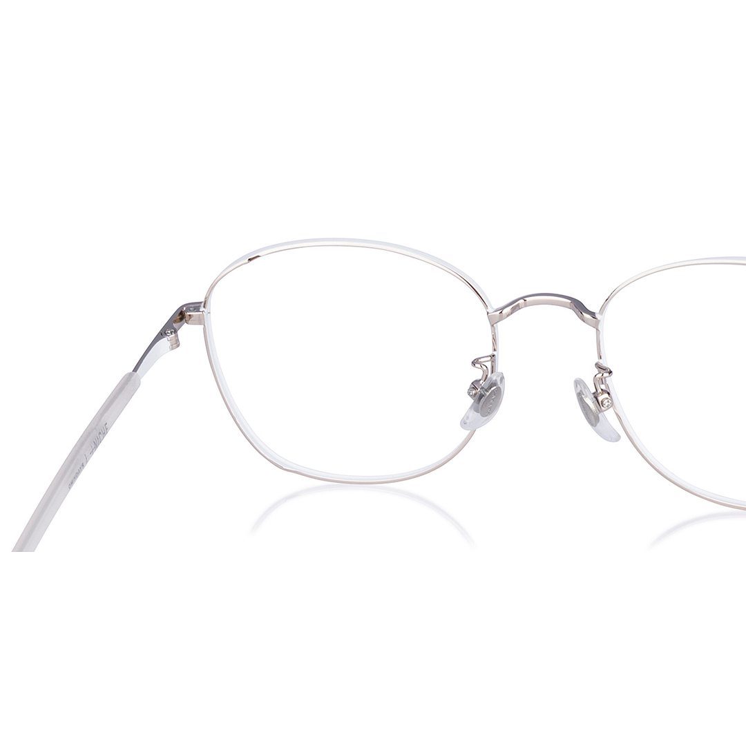 +NICHE White Full Rim Square right side