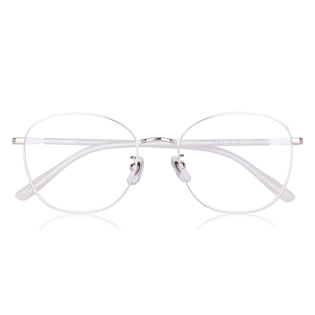 +NICHE White Full Rim Square right side