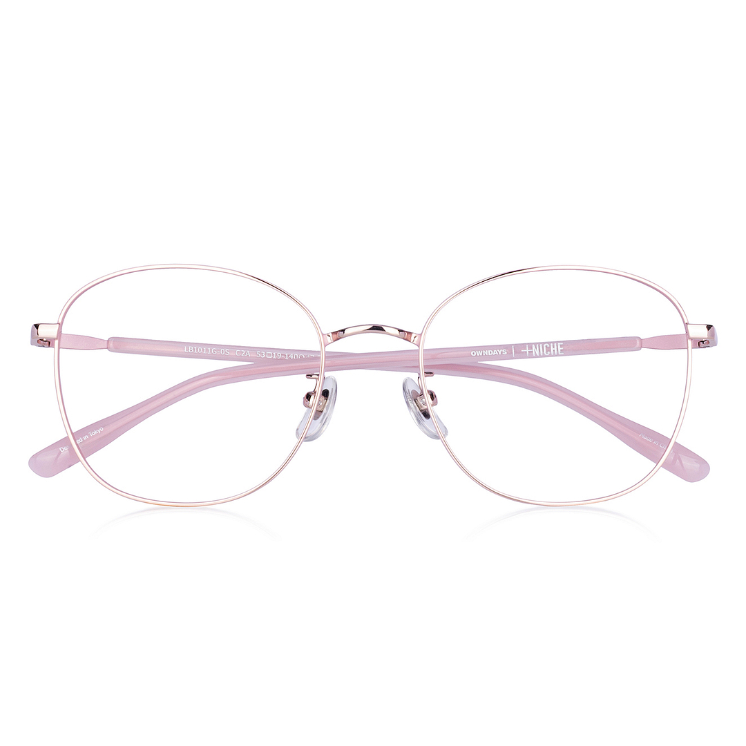 +NICHE Pink Full Rim Square right side