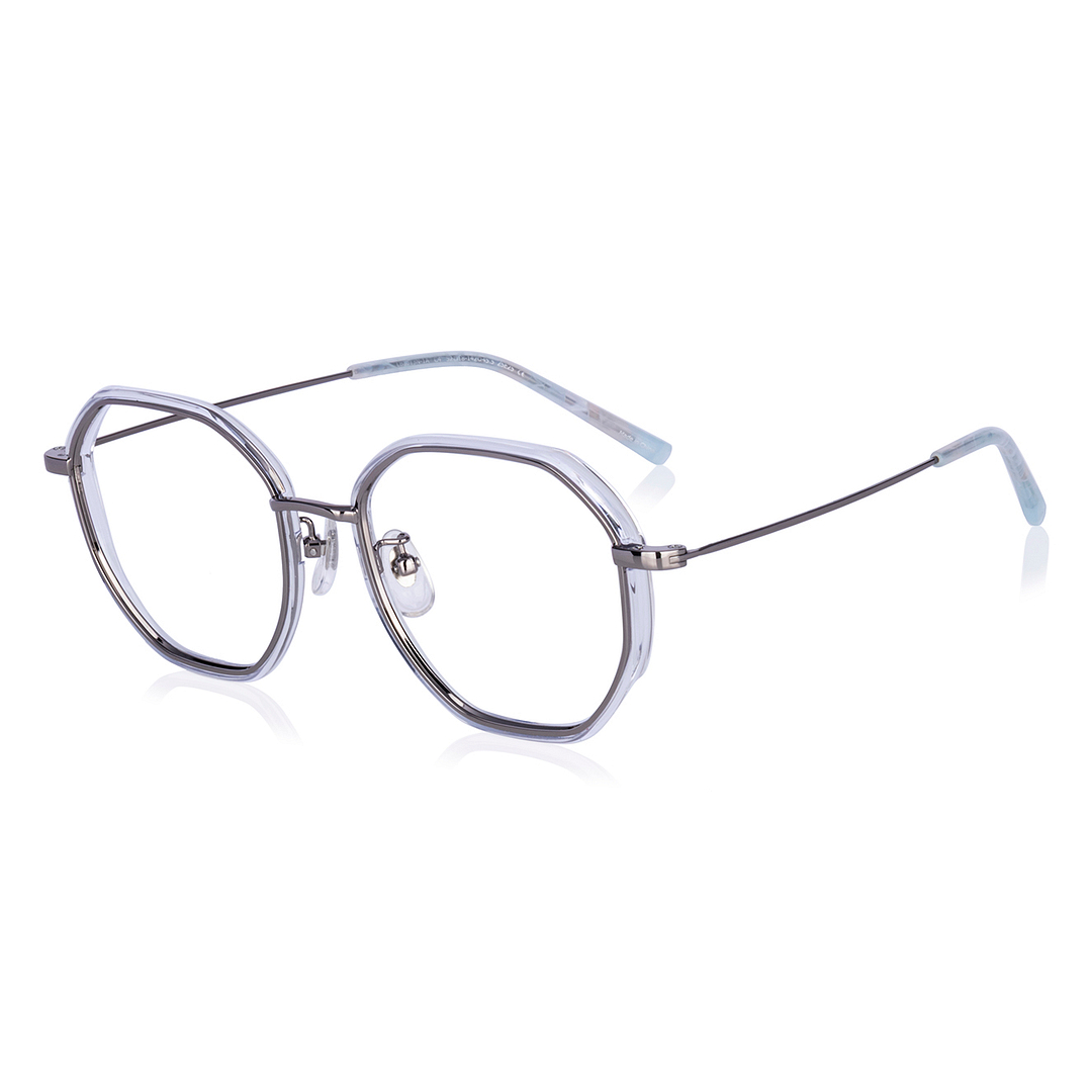 +NICHE Light Gunmetal Full Rim Polygon left side