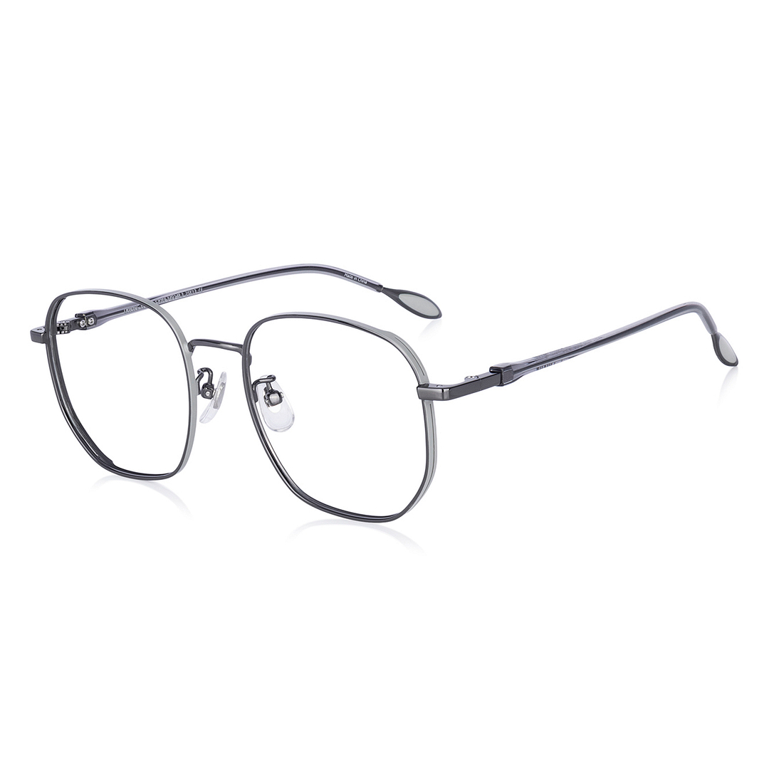 +NICHE Black Full Rim Polygon left side