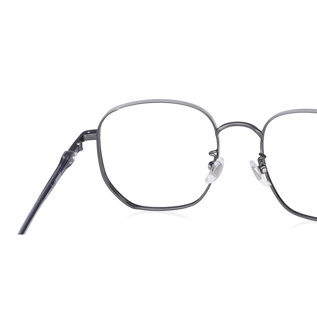 +NICHE Black Full Rim Polygon right side