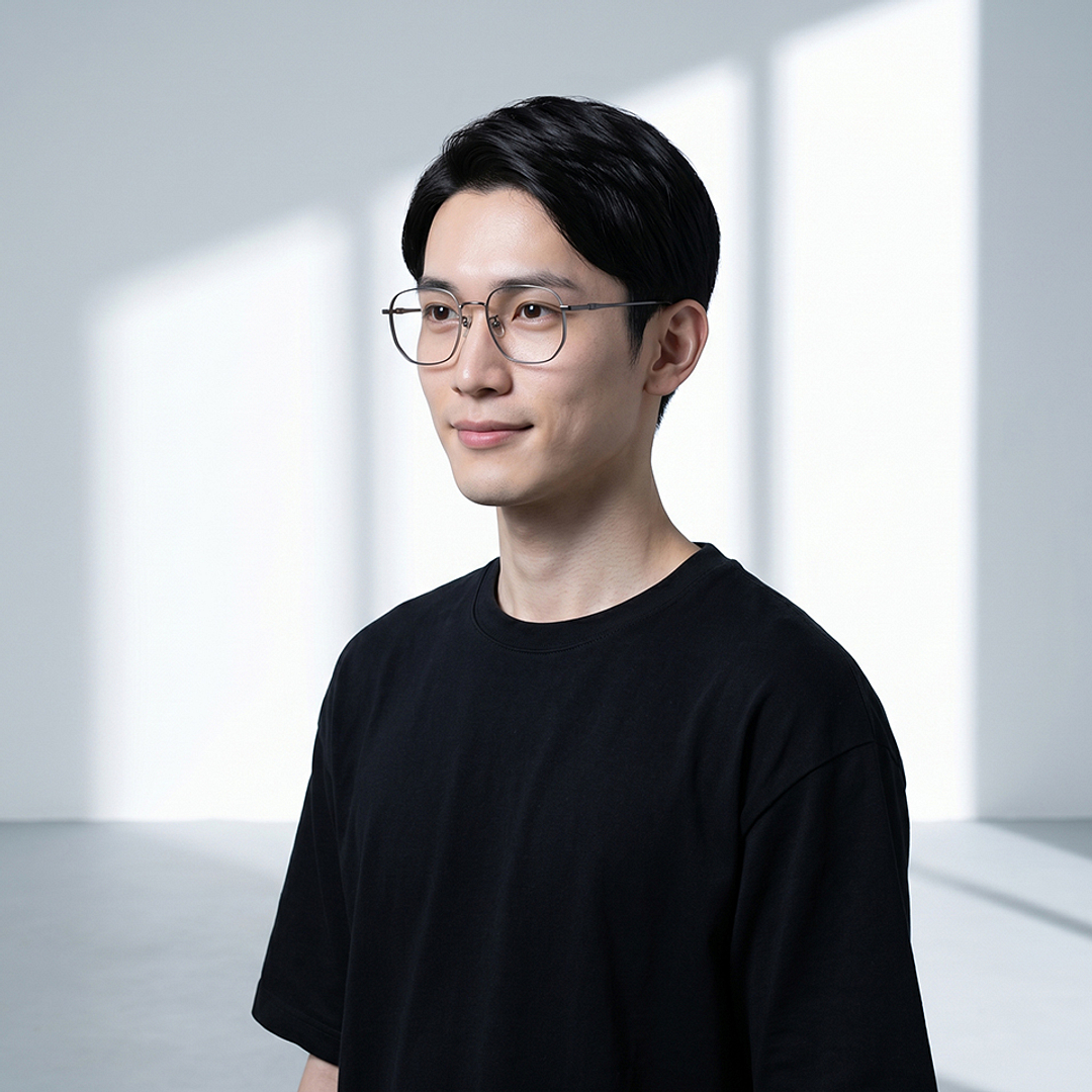 +NICHE Black Full Rim Polygon left side