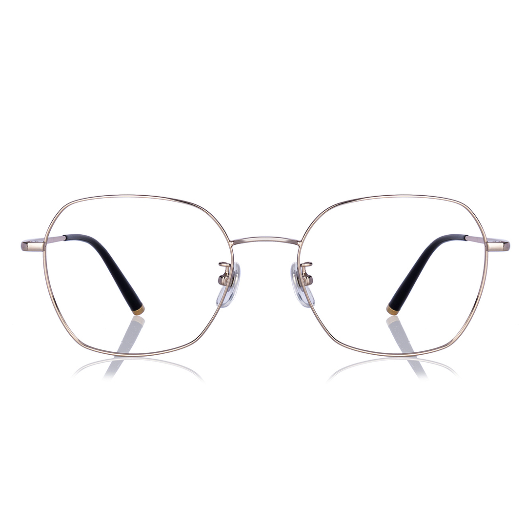 +NICHE Gold Full Rim Polygon right side