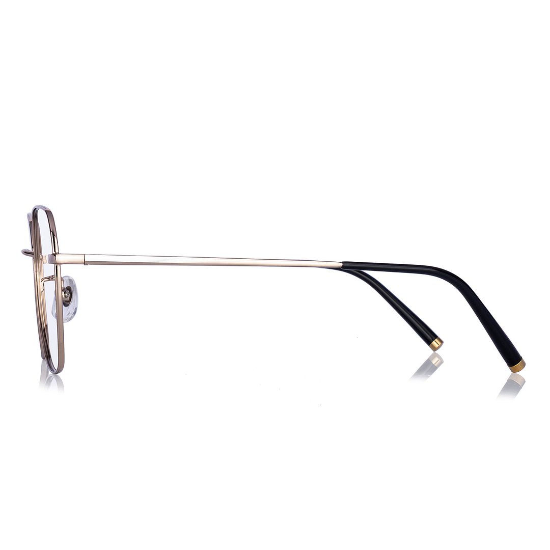 +NICHE Gold Full Rim Polygon right side