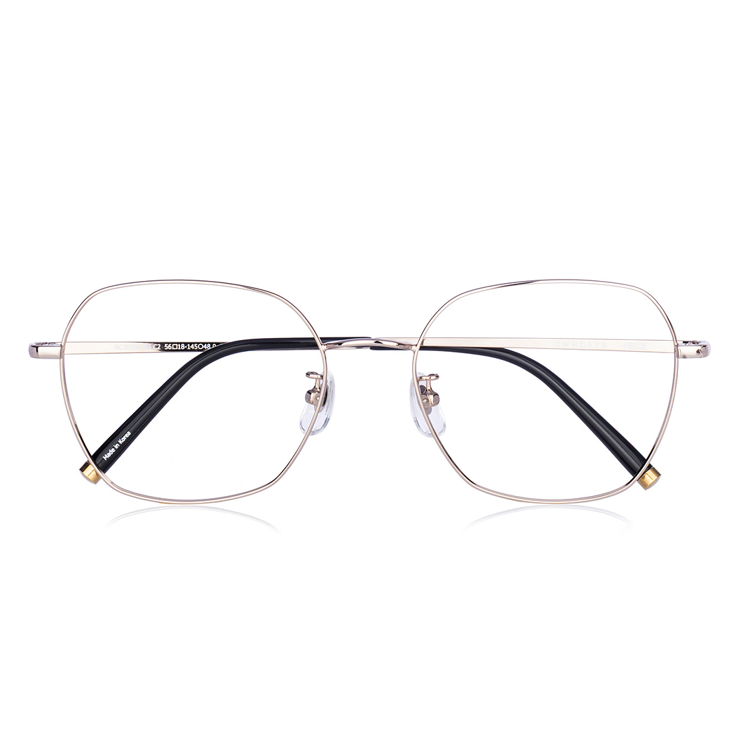 +NICHE Gold Full Rim Polygon right side