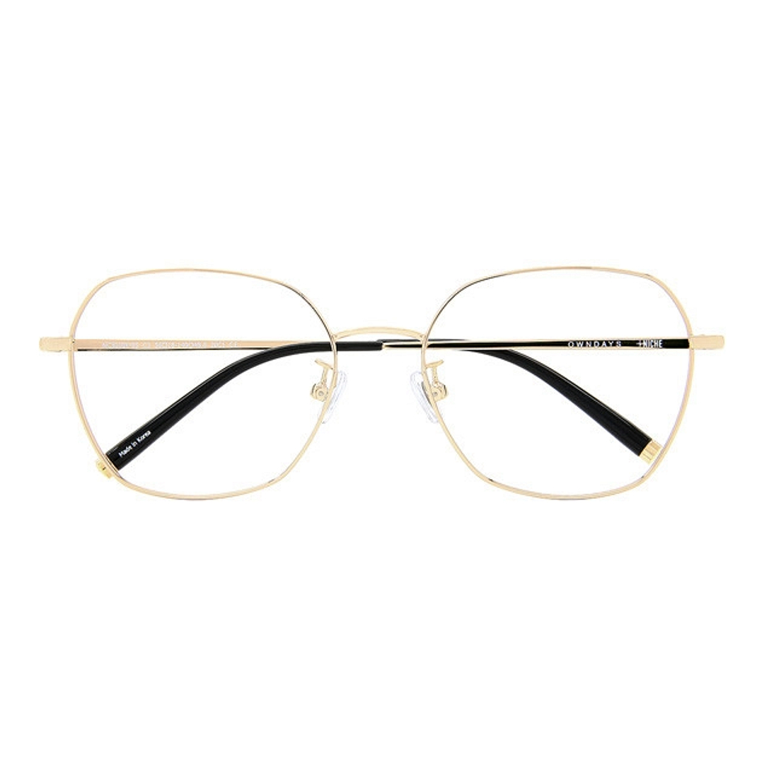+NICHE Gold Full Rim Polygon right side
