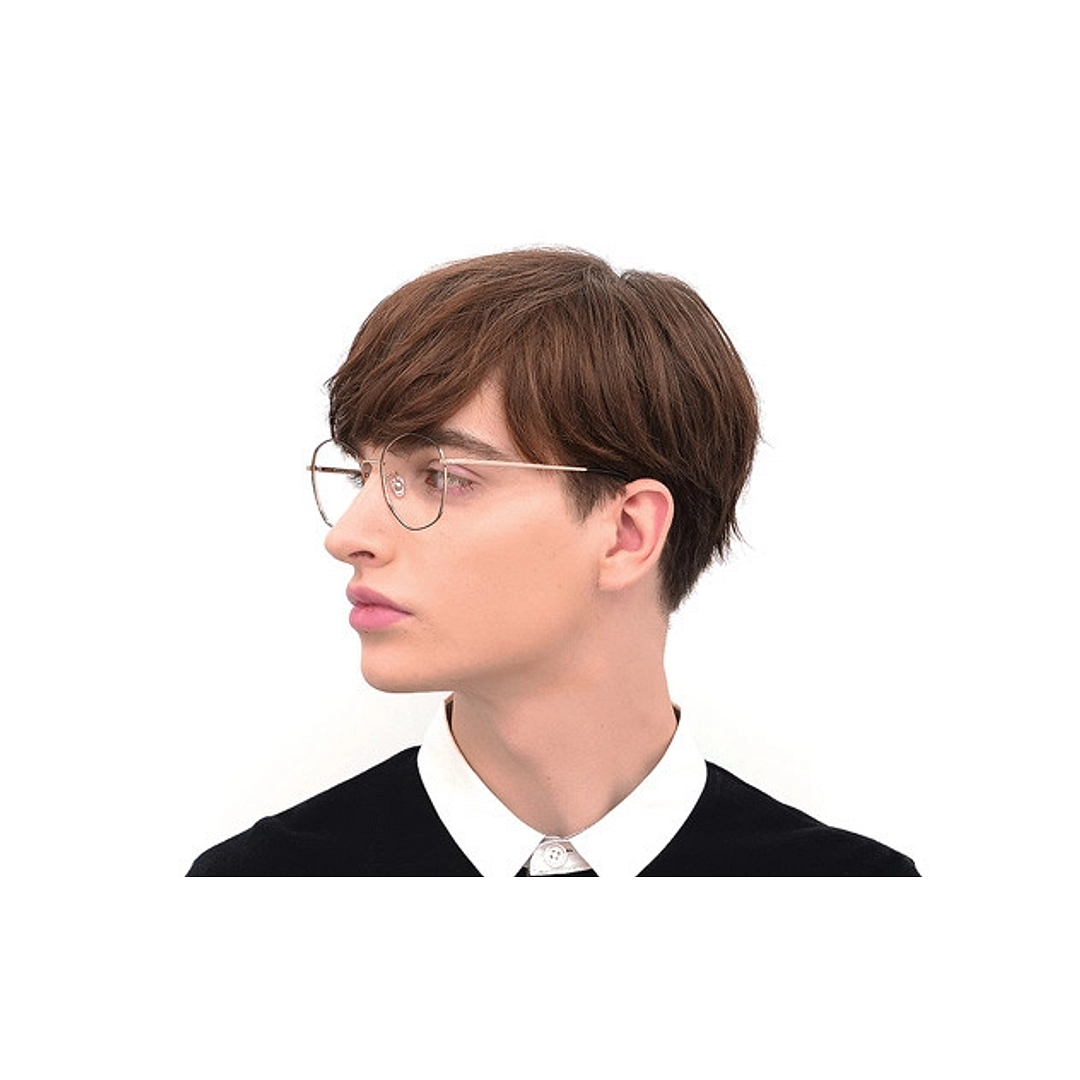 +NICHE Black Full Rim Polygon left side