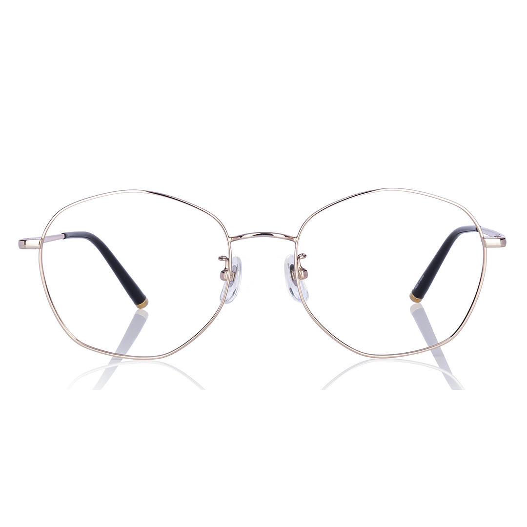+NICHE Gold Full Rim Polygon right side