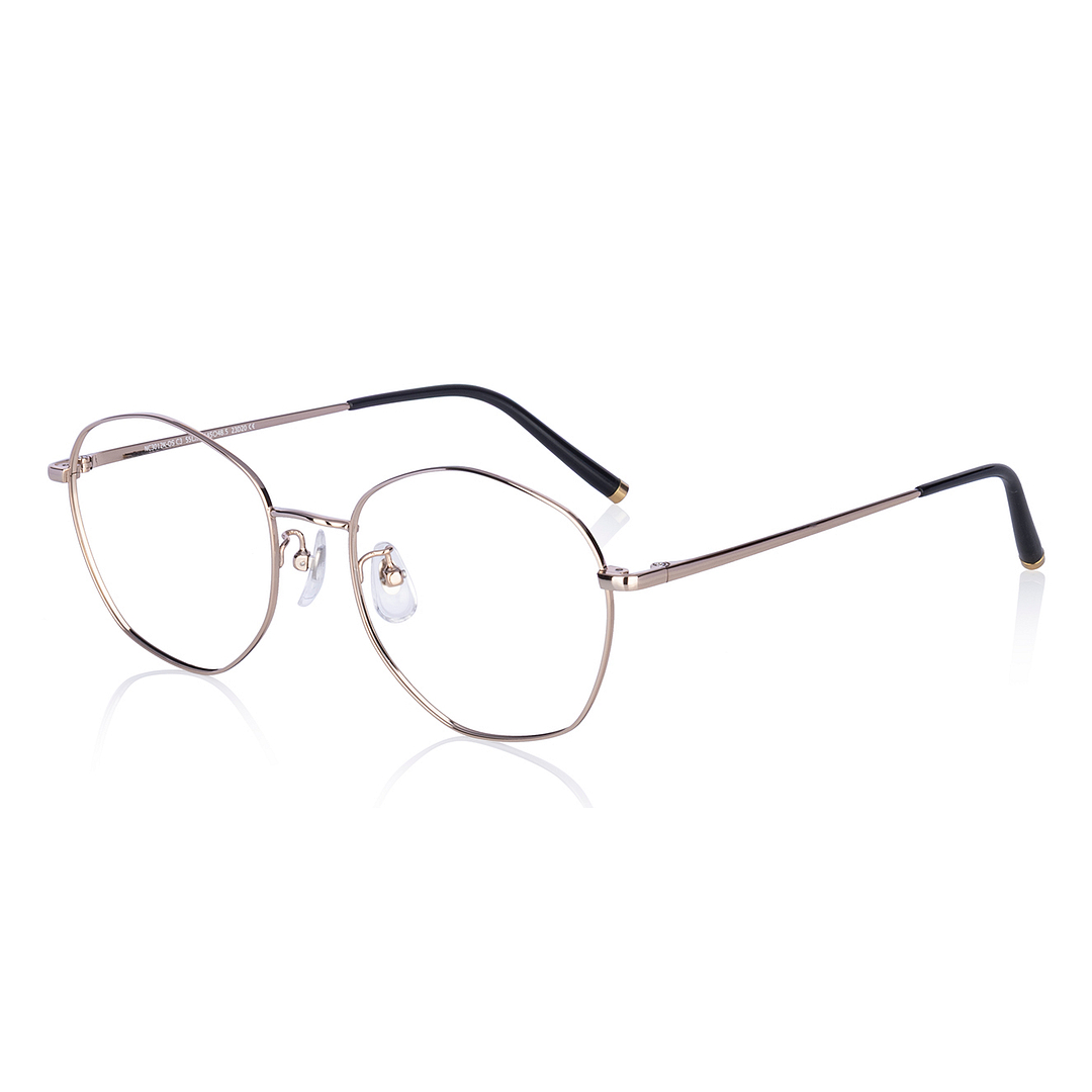 +NICHE Gold Full Rim Polygon left side