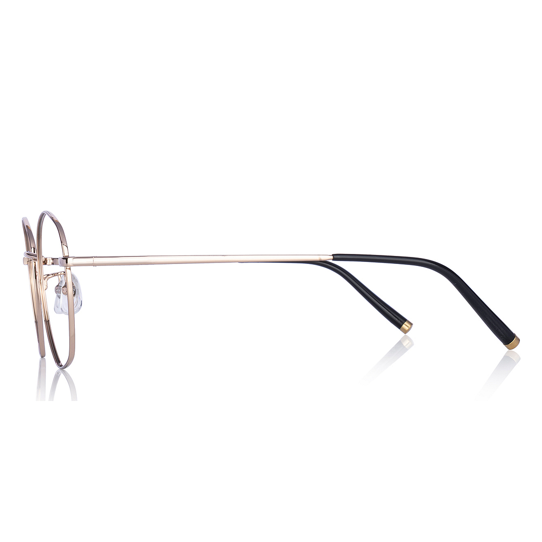 +NICHE Gold Full Rim Polygon right side