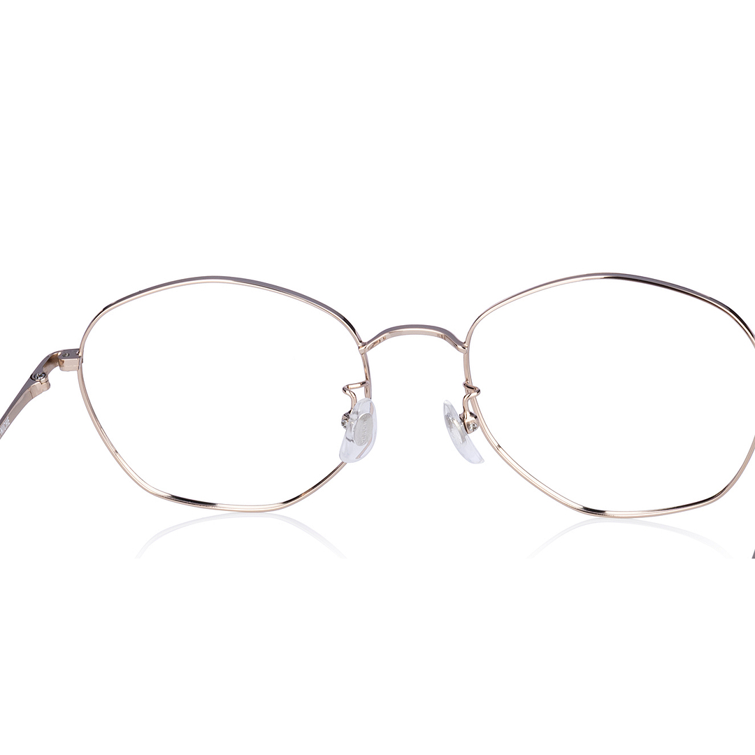 +NICHE Gold Full Rim Polygon left side