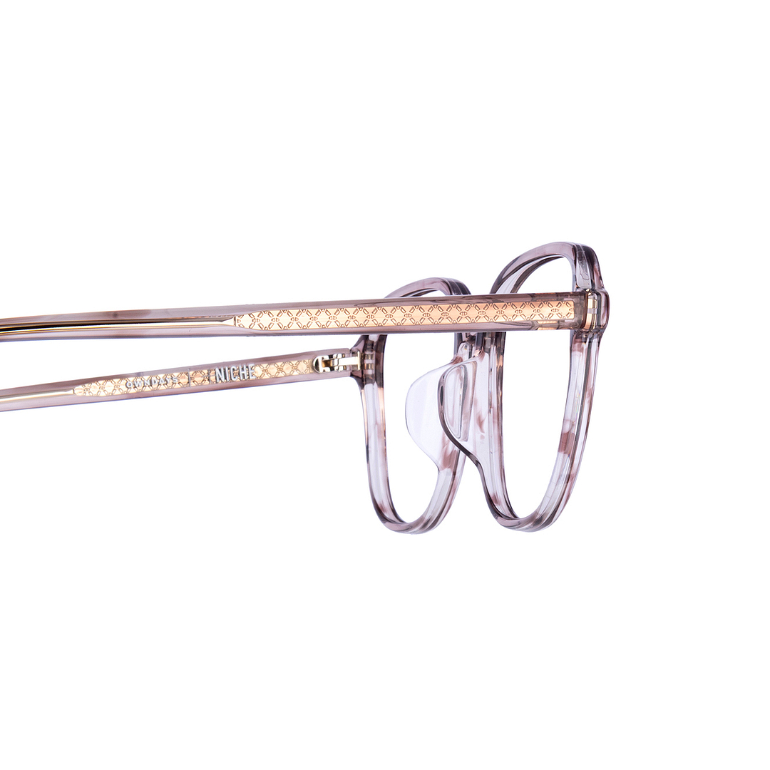 +NICHE Clear Brown Demi Full Rim Wellington left side