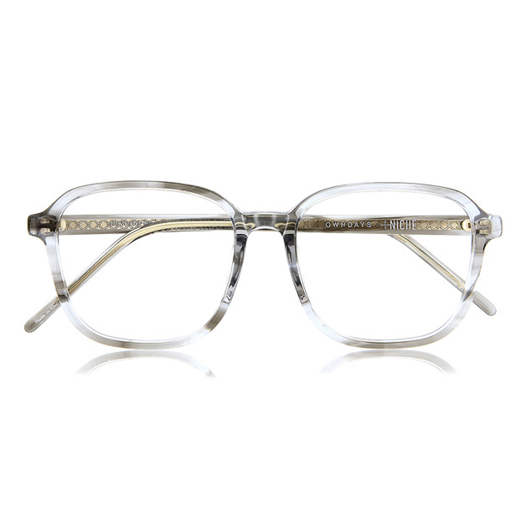 +NICHE Clear Grey Demi Full Rim Wellington right side