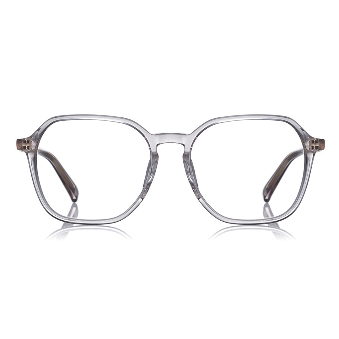 +NICHE Clear Purple Full Rim Square right side