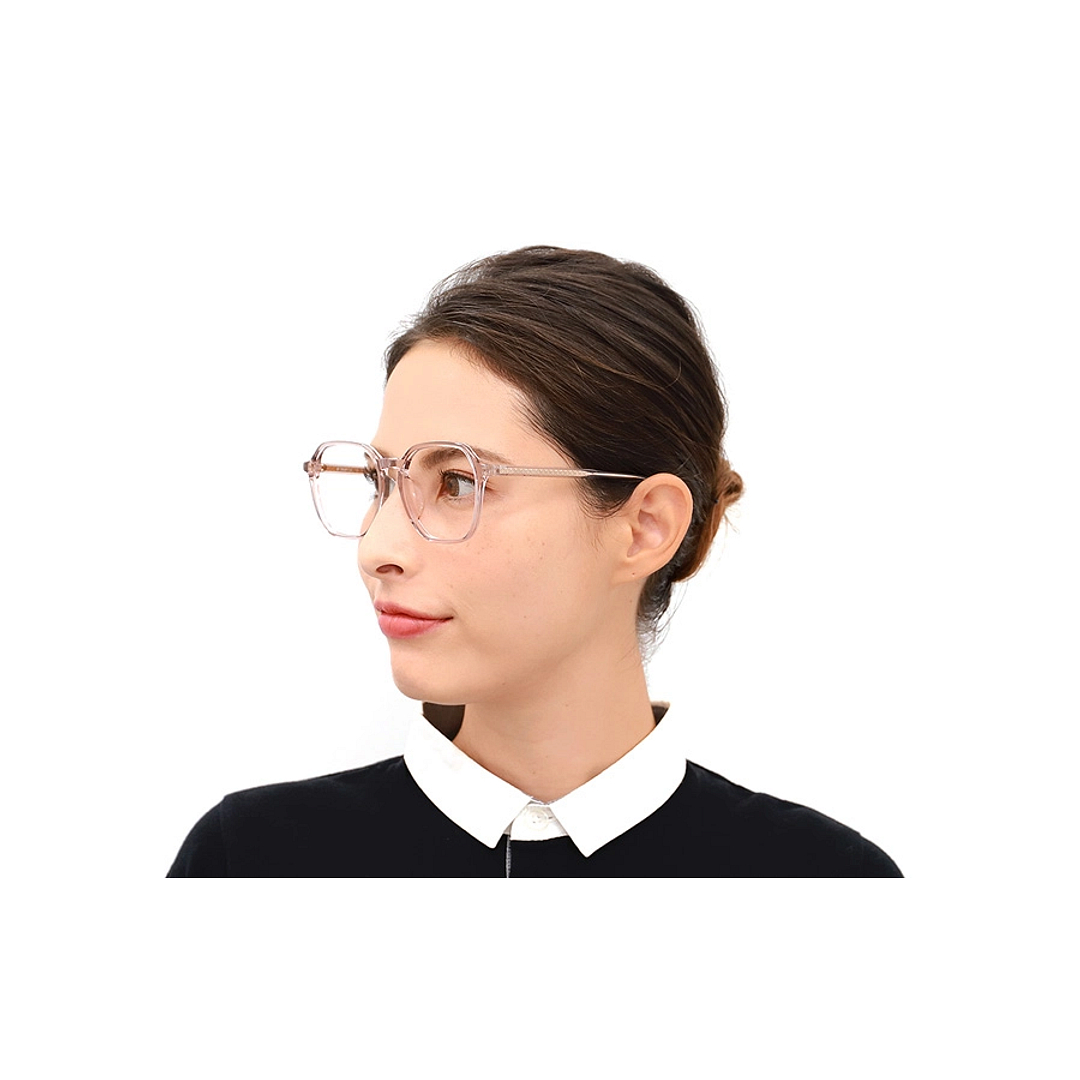 +NICHE Clear Purple Full Rim Square right side