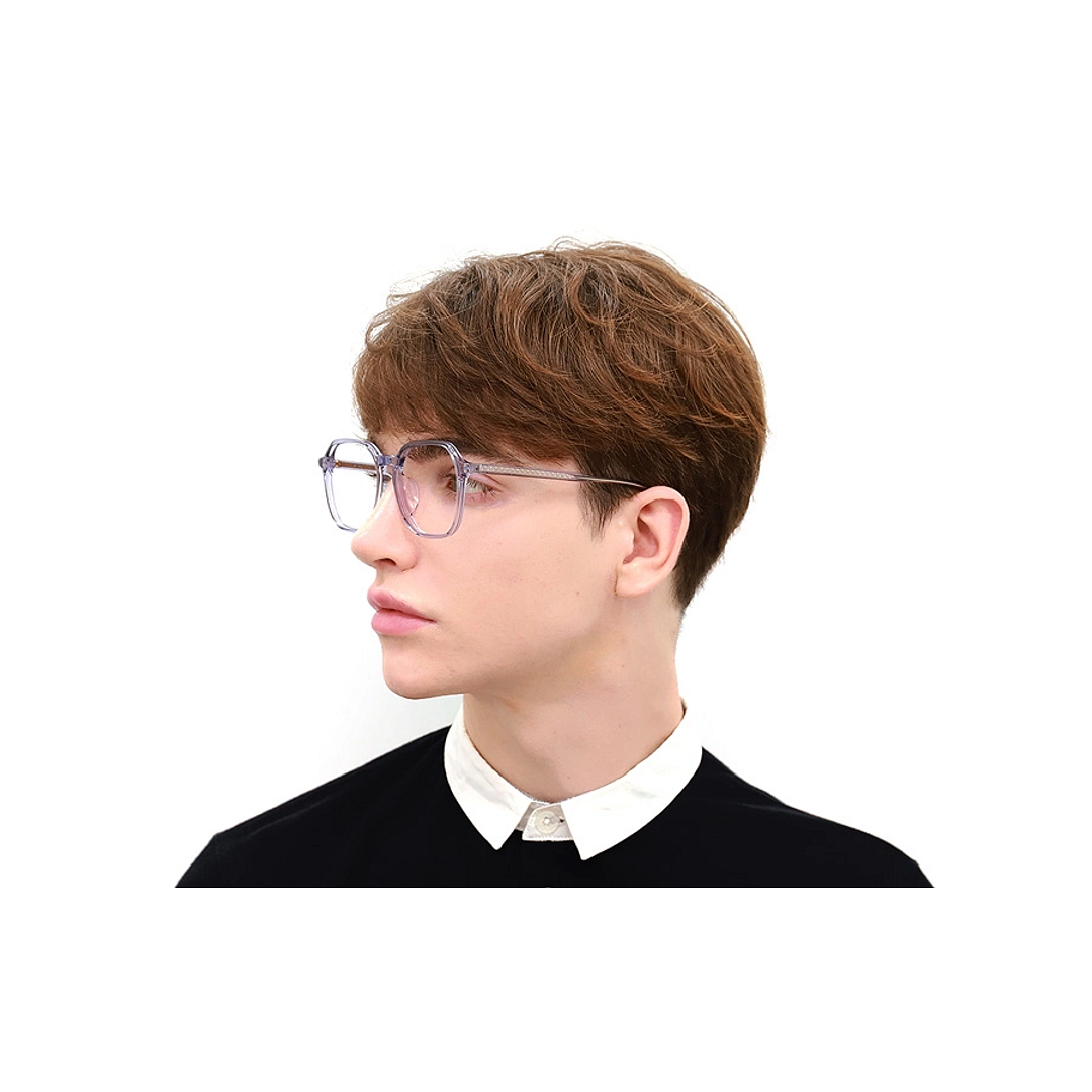 +NICHE Clear Purple Full Rim Square right side