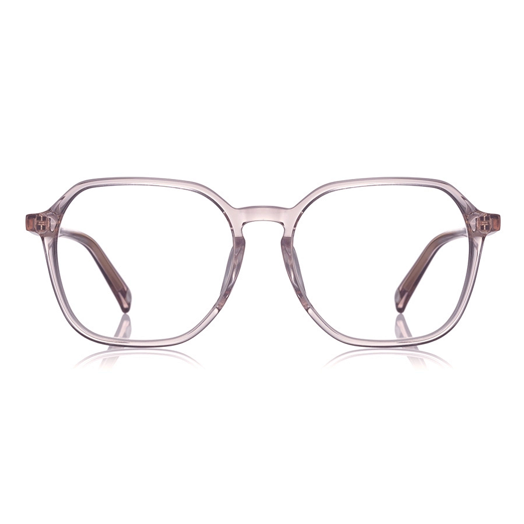 +NICHE Clear Pink Full Rim Square right side