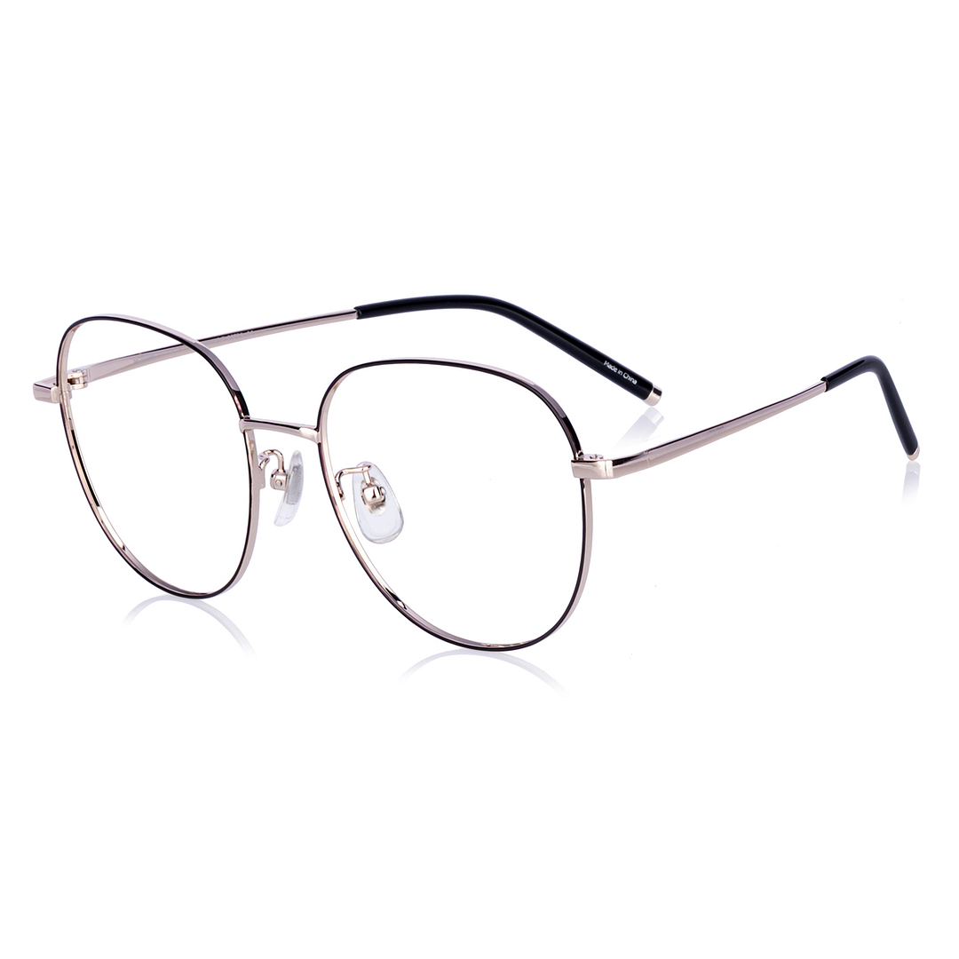 +NICHE Gold Full Rim Boston left side
