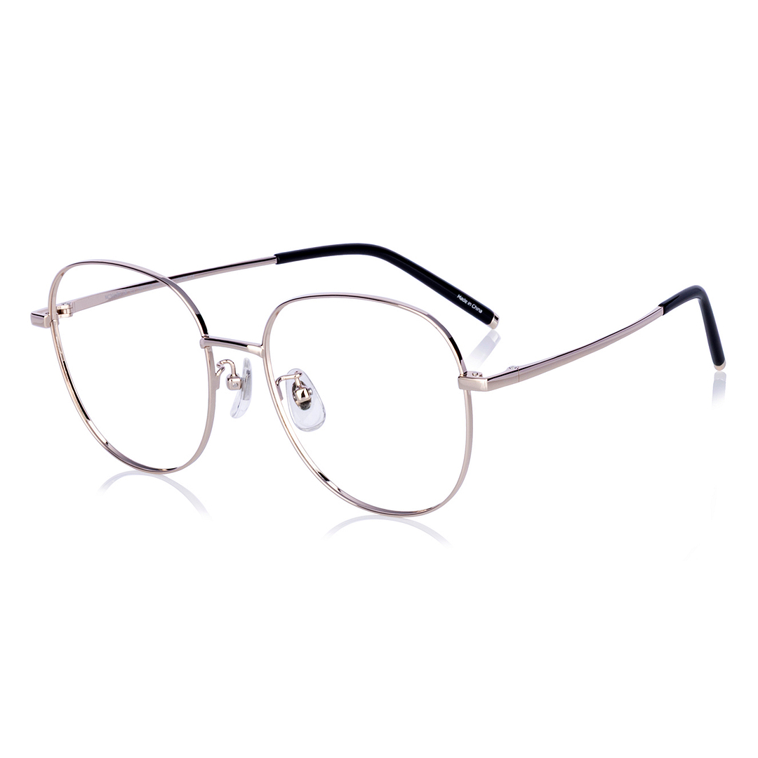 +NICHE Gold Full Rim Boston left side