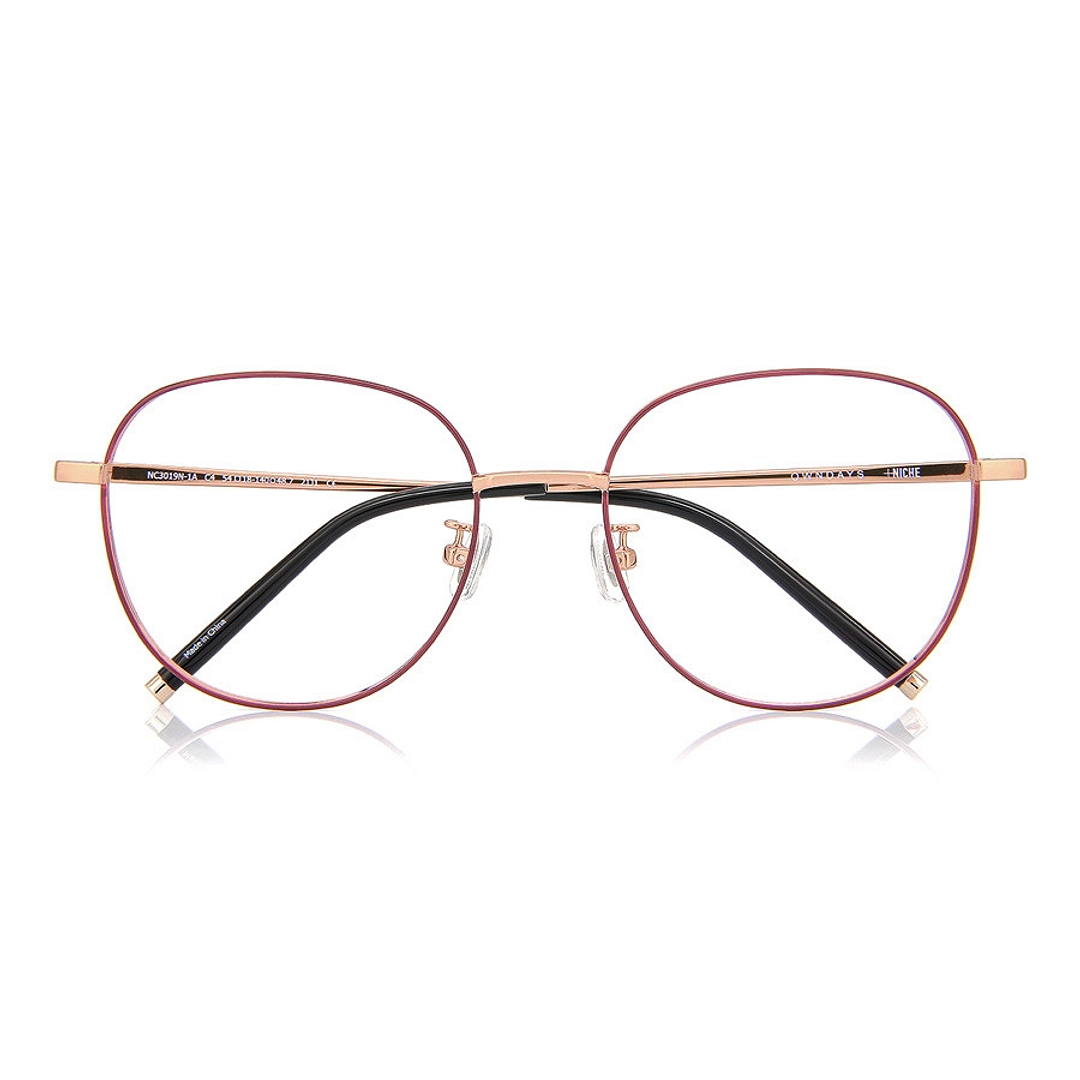 +NICHE Pink Full Rim Boston right side