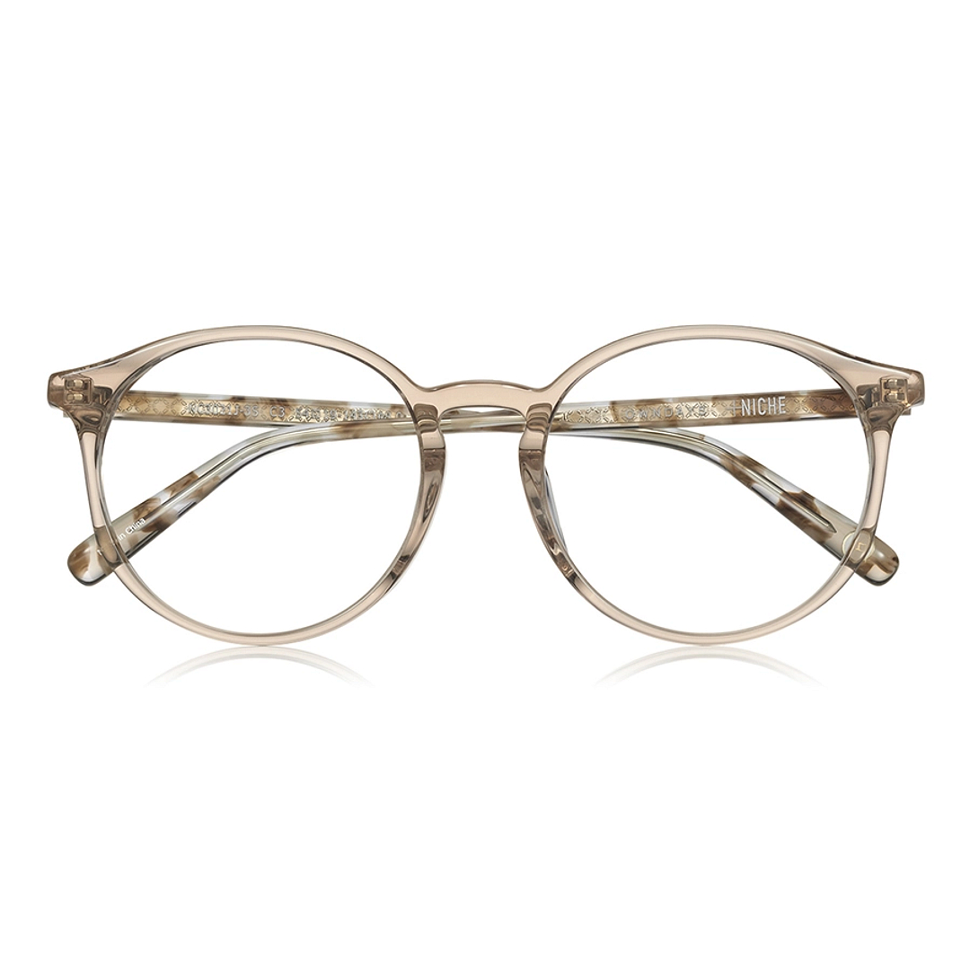 +NICHE Light Brown Full Rim Boston right side