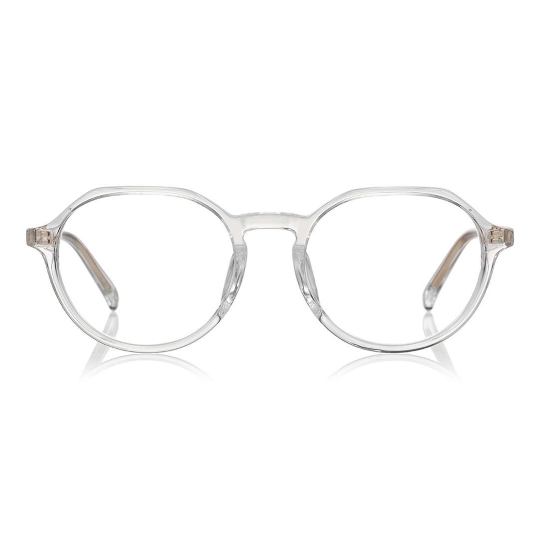 +NICHE Crystal Transparent Full Rim Boston right side