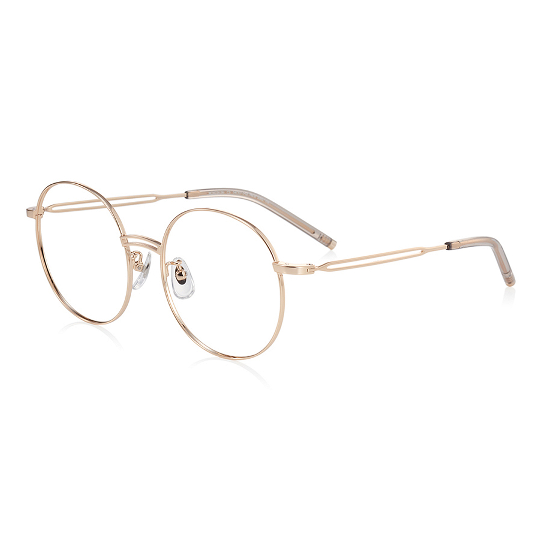 +NICHE Gold Full Rim Round left side