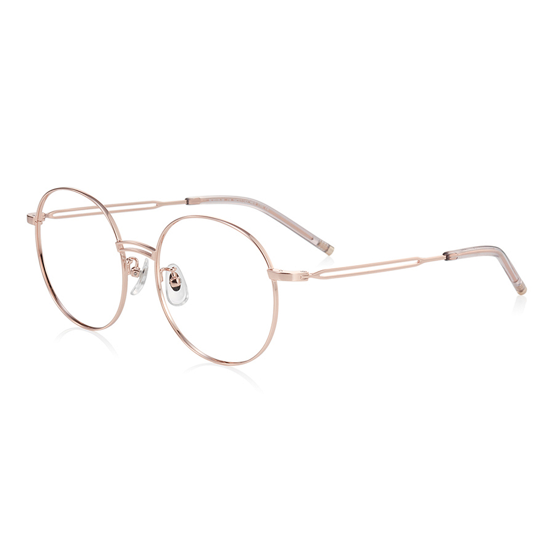 +NICHE Gold Full Rim Round left side