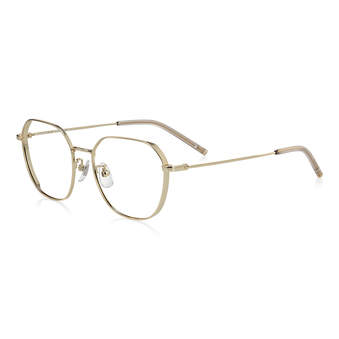 +NICHE Gold Full Rim Polygon left side