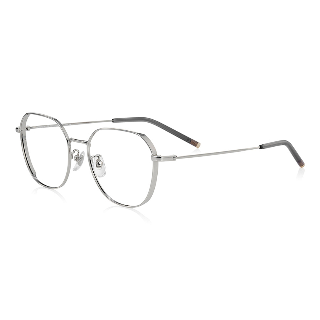 +NICHE Silver Full Rim Polygon left side