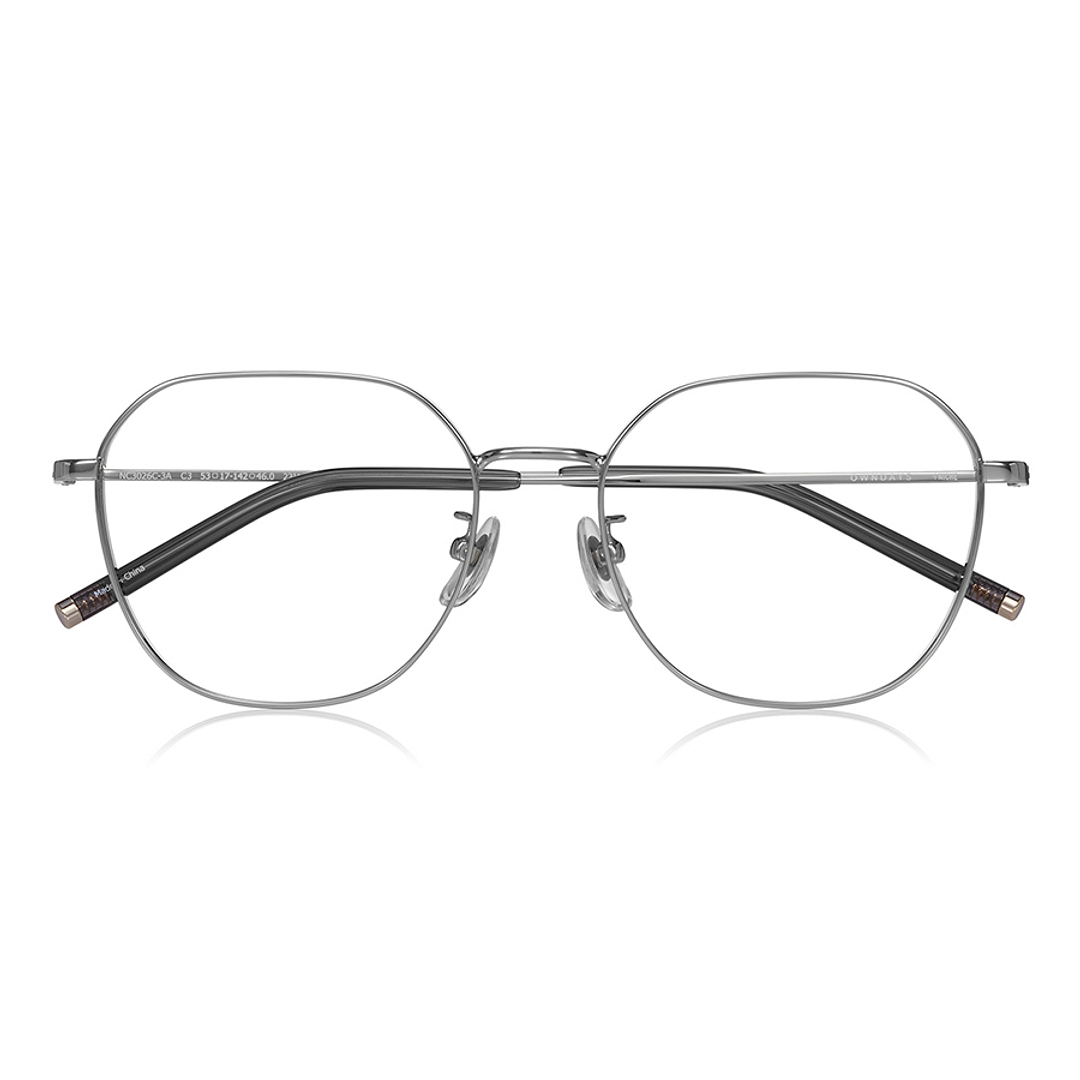 +NICHE Silver Full Rim Polygon right side