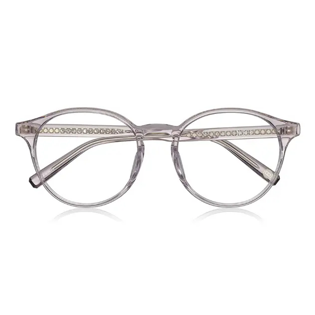 +NICHE Clear Pink Full Rim Boston right side