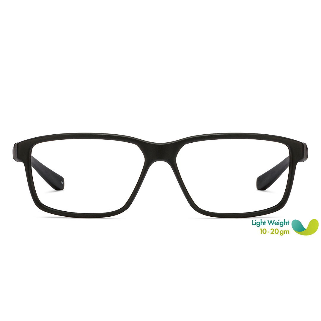 Buy Nike 7092 Size:55 Matte Black 011 Eyeglasses at Lenskart.