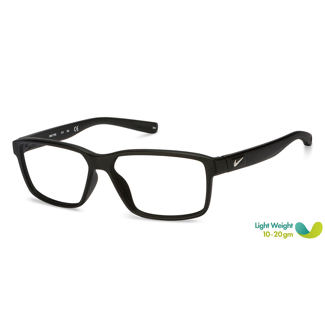 Buy Nike 7092 Size:55 Matte Black 011 Eyeglasses at Lenskart.