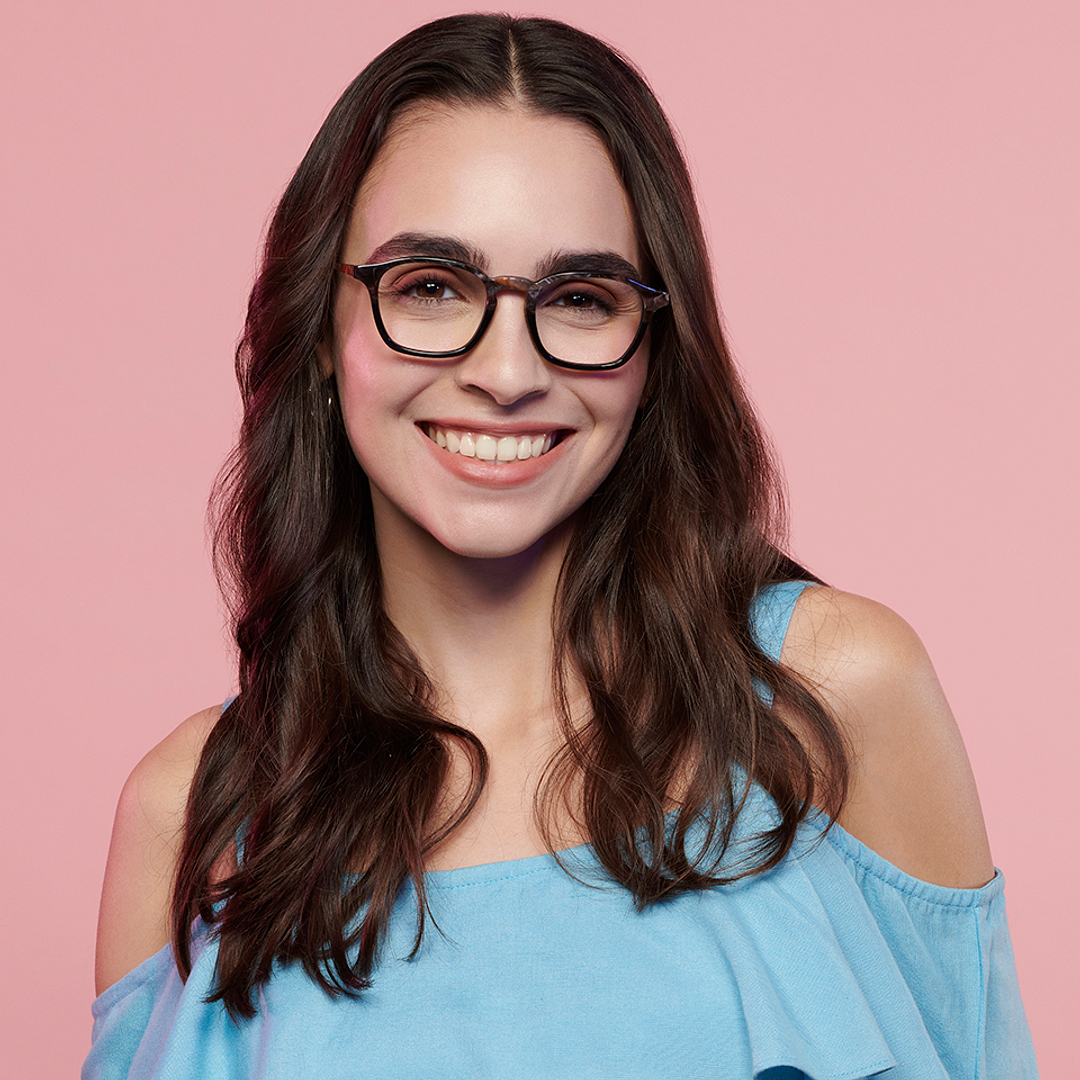 OJOS Dark Brown Full Rim Rectangle right side