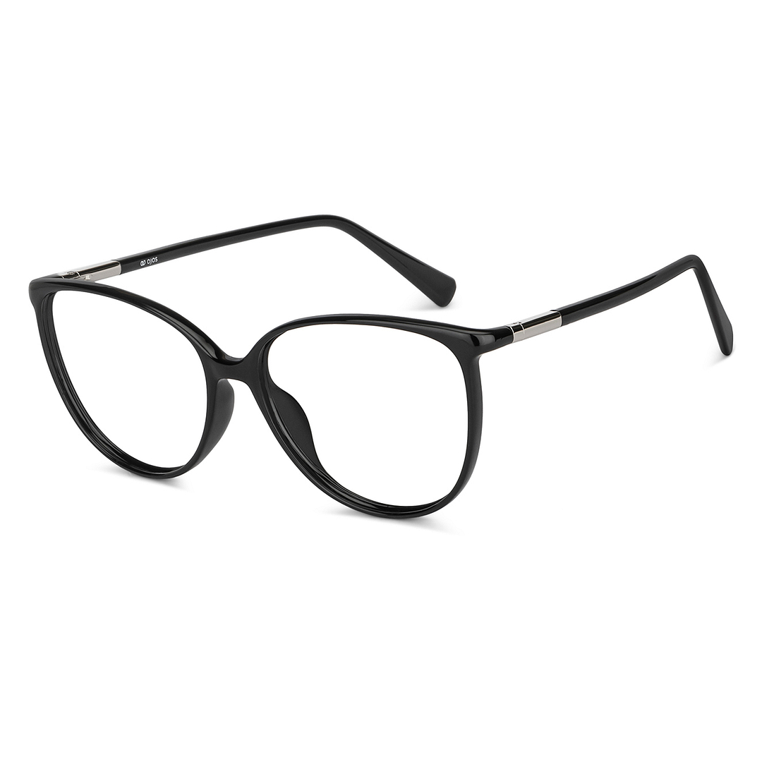 OJOS Black Full Rim Cat Eye right side