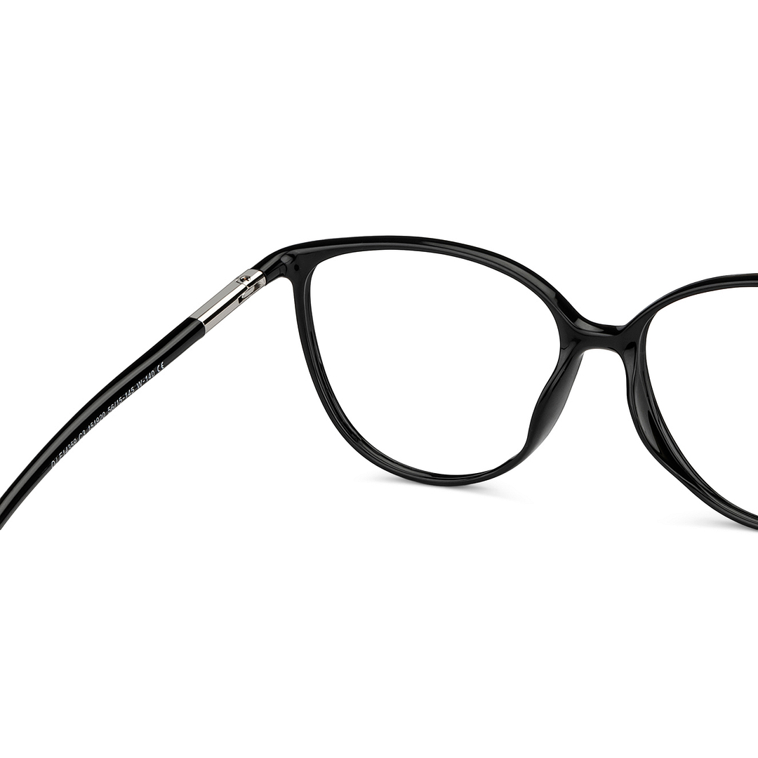 OJOS Black Full Rim Cat Eye right side