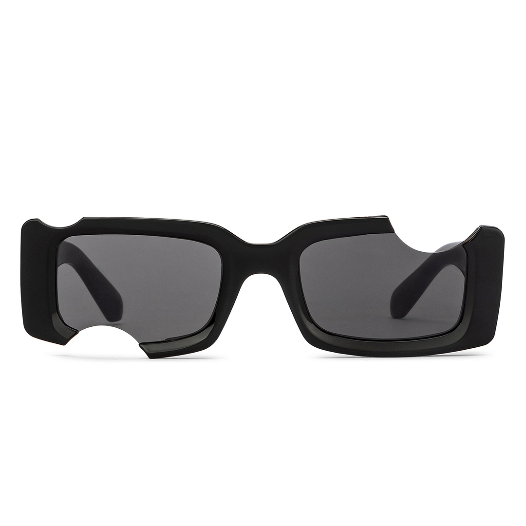 OJOS Black Full Rim Rectangle left side