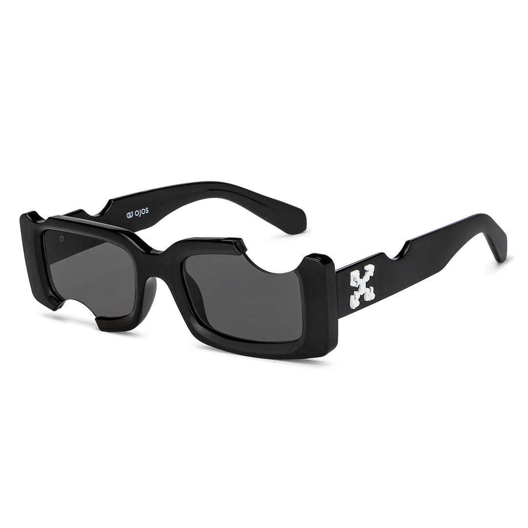 OJOS Black Full Rim Rectangle right side