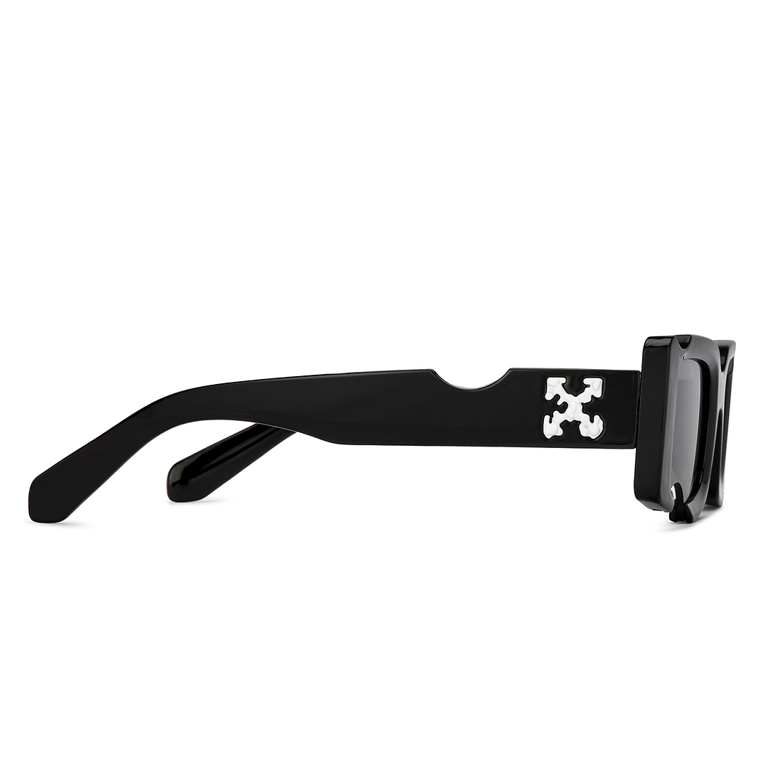 OJOS Black Full Rim Rectangle left side