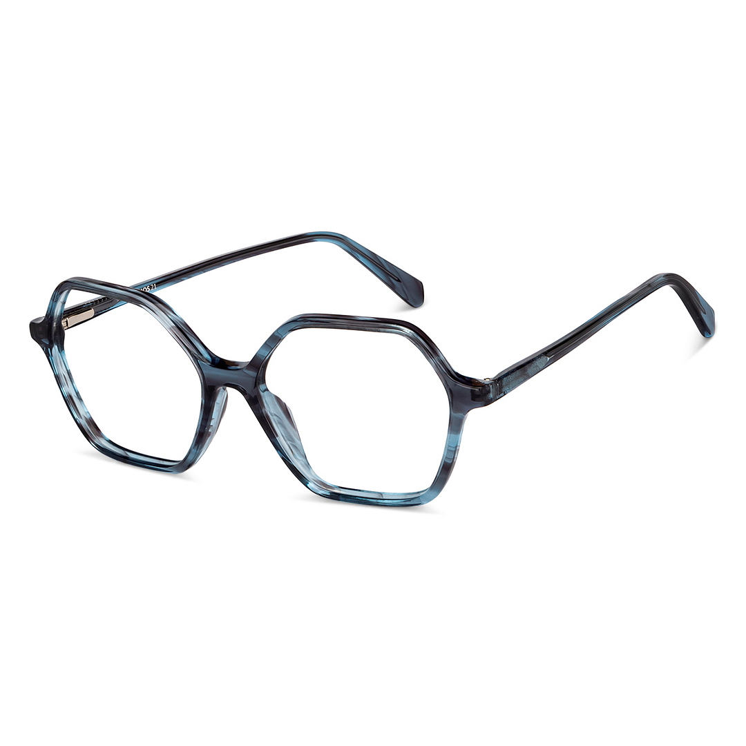 OJOS Black Full Rim Geometric right side