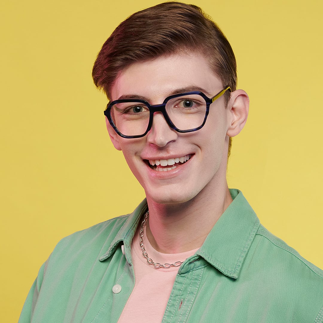 OJOS Black Full Rim Square right side