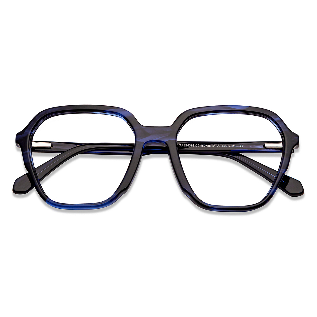 OJOS Black Full Rim Square left side