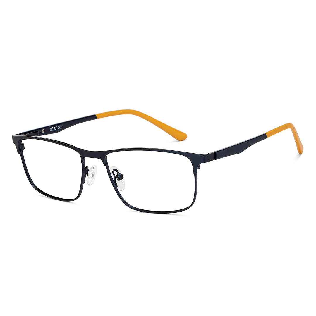 OJOS Sky Blue Full Rim Rectangle right side