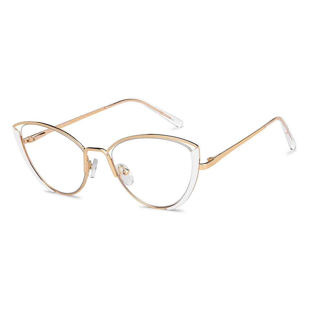 OJOS Gold Full Rim Cat Eye right side