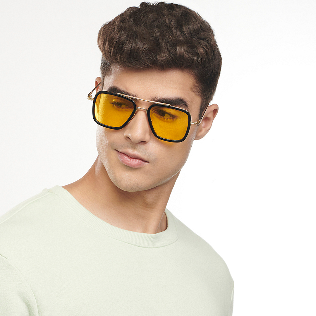 OJOS Black Full Rim Rectangle right side